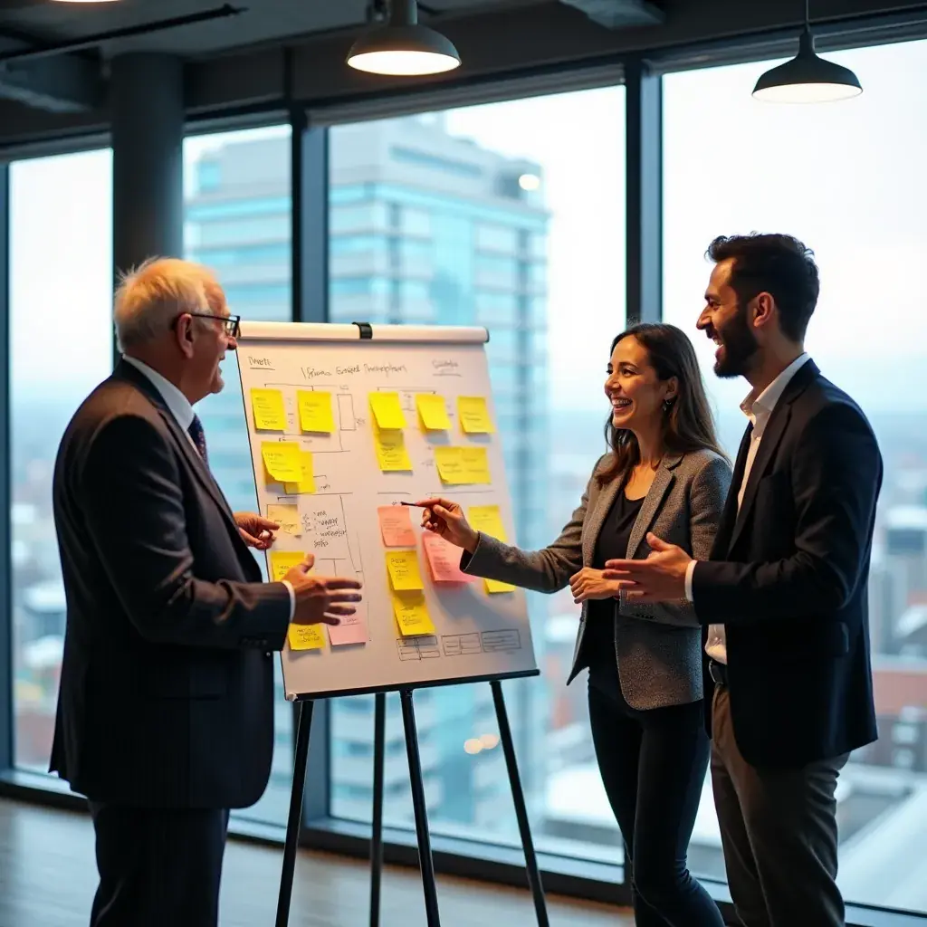 Modern innovation illustration